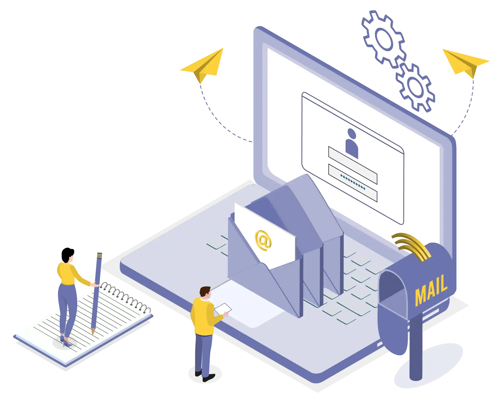 لوحة تحكم التسويق عبر البريد الإلكتروني والأتمتة – WolfNova